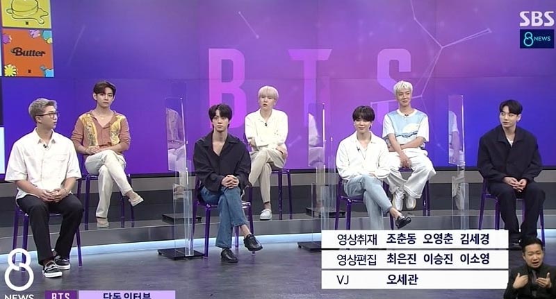 Cuplikan Tayangan Wawancara BTS di SBS TV
