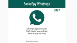 Cara Menggunakan Social Spy WhatsApp 2021
