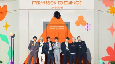Poster Teaser BTS Permission To Dance On Stage