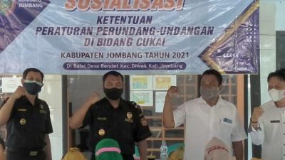 Kominfo Jombang Bersinergi dengan Bea Cukai Kediri Sosialisasikan Cukai dan Gempur Rokok Ilegal
