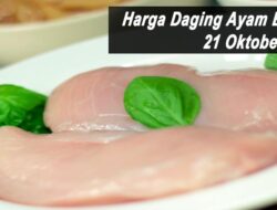 Harga Daging Ayam Broiler Hari Ini Kamis 21 Oktober 2021: Harga di Yogyakarta Kembali Naik Rp 1.000 per Kilogram