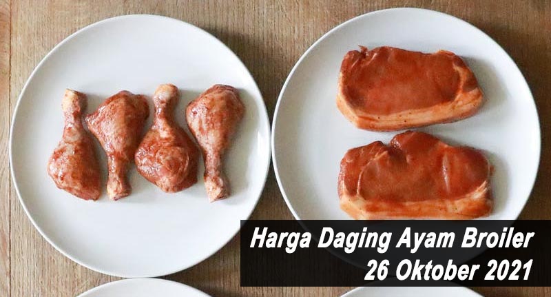 Harga Daging Ayam Broiler 26 Oktober 2021