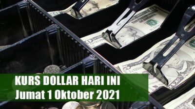 Kurs Dollar Rupiah Hari Ini Jumat, 1 Oktober 2021: e-Rate Jual BCA di Rp 14.331