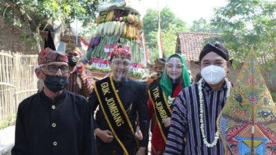 Wakil Bupati Sumrambah Tambak Hadiri Gelaran Sedekah Bumi di Dusun Sumbersuko Jatiwates Tembelang