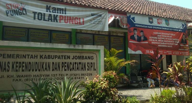 Alamat Dinas Kependudukan dan Catatan Sipil atau Dispenduk Capil Kabupaten Jombang