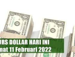 Kurs Dollar Pagi Ini Jumat, 11 Februari 2022: Update BI Rp 14.415,72 Per USD