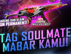 Spesial Valentine! Free Fire FF Memberikan Bonus Skin MP5 Vampire Malevolence Spesial
