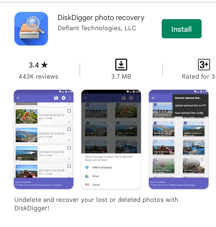 DiskDigger Photo Recovery