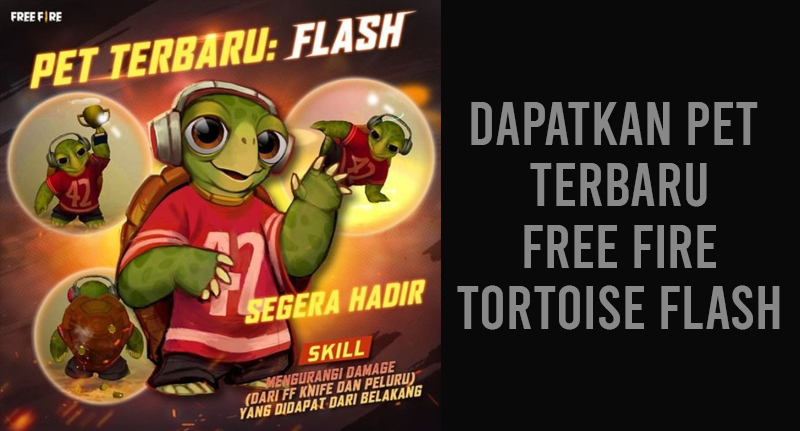 Free Fire Luncurkan Pet Tortoise Flash