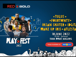 PLAY FEST 2022 di Malang, Menampilkan grup musik ternama Seperti TULUS, FORTWNTY, IDGITAF, IKSAN SKUTER dan ATLESTA.