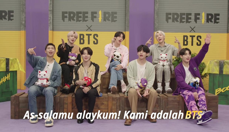 Game Free Fire X BTS