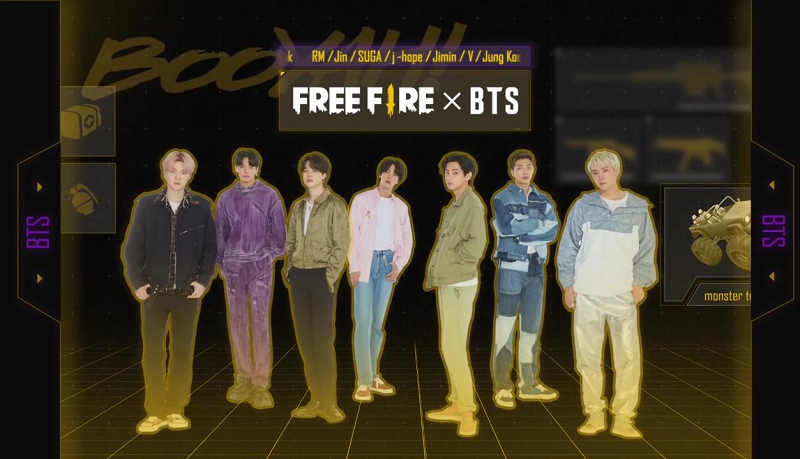 GAME Free Fire X BTS
