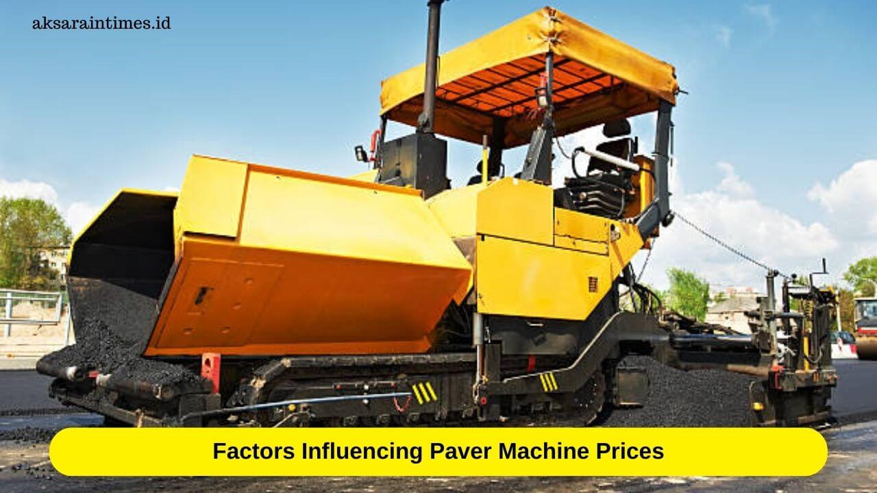 Paver Machine Price Comparison
